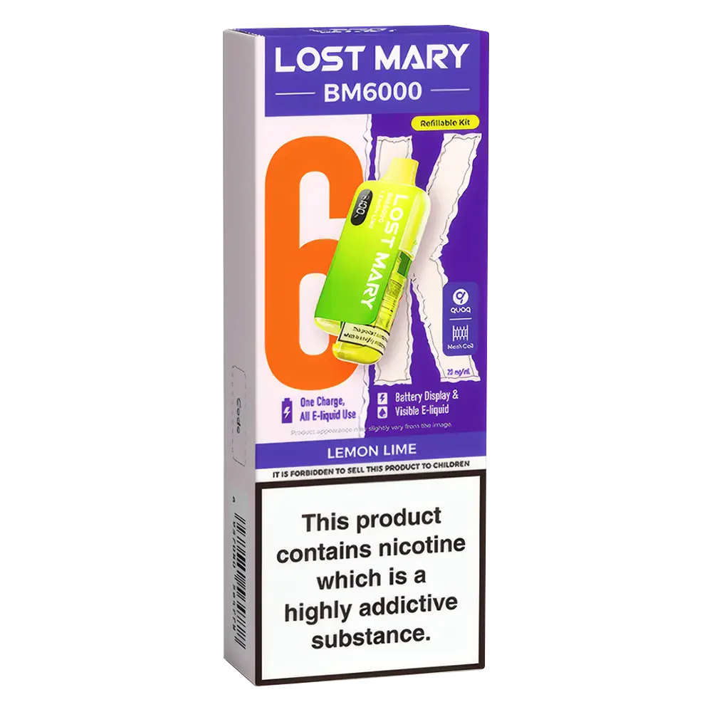 Lost Mary BM6000 Refillable Pod Kit (New) Lost Mary BM6000 Refillable Pod Kit (New)