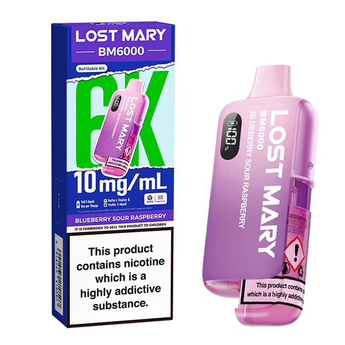 Lost Mary BM6000 Refillable Pod Kit 10mg