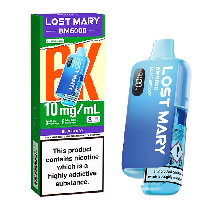 Lost Mary BM6000 Refillable Pod Kit 10mg