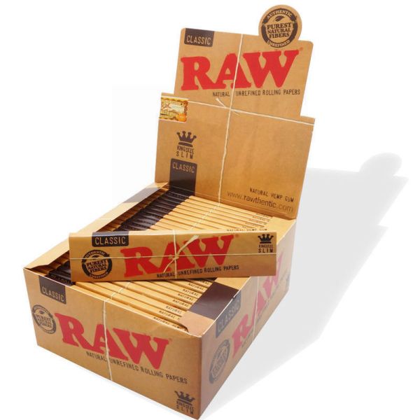 Raw Classic Rolling Papers Kingsize Slim (50 Booklets)